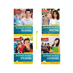 Collins Get Ready For IELTS R+W+S+L پک کامل