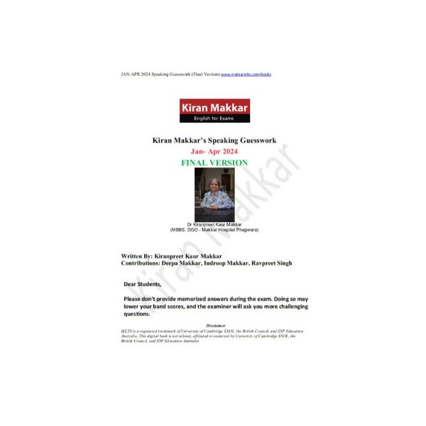 Makkar Speaking May Aug 2024